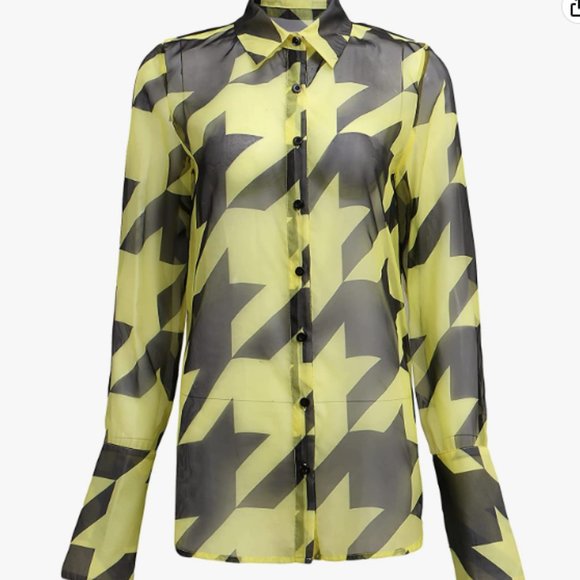 Pantora Women's LaTisha Organza Button Up - XS - Picture 7 of 10